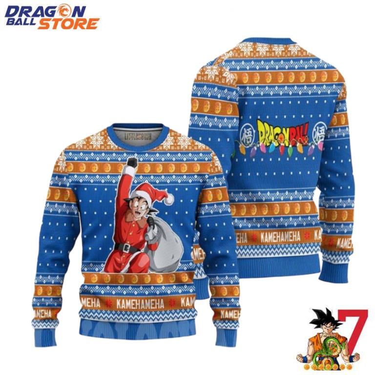 Dragon Ball Ugly Sweater Christmas Holiday Son Goku Dragon Ball Anime