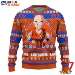Dragon Ball Ugly Sweater Dragon Ball Anime Krillin