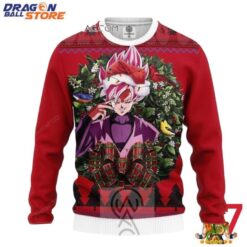 Dragon Ball Ugly Sweater Dragon Ball Goku With Santa Hat Holiday Party
