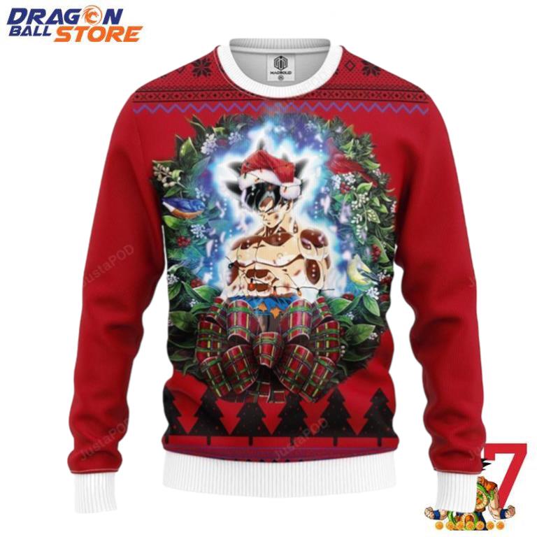 Dragon Ball Ugly Sweater Dragon Ball Son Goku Ultra Instinct Noel Mc Ugly Christmas