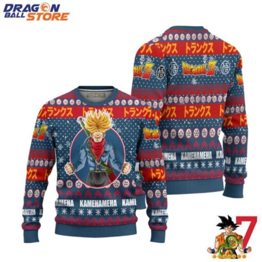 Dragon Ball Ugly Sweater Future Trunks Anime Dragon Ball Z Xmas Gift