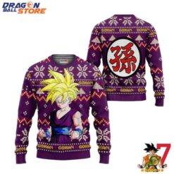 Dragon Ball Ugly Sweater Gohan Sjj Anime Dragon Ball Xmas Gifts