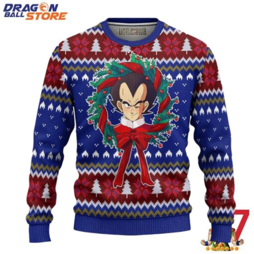 Dragon Ball Ugly Sweater Vegeta Dragon Ball Z Anime