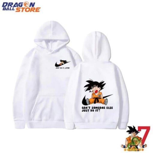 Dragon Ball Z Hoodie Nike Goku Sleep Just Do It Hoodie