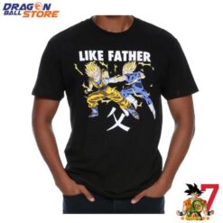 Dragon Ball Z Vegeta T Shirt Like Father Like Son