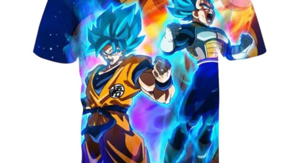 T Shirt Dragon Ball Z Homme Vegeta And Goku - OFFICIAL [DragonBallStore.us]