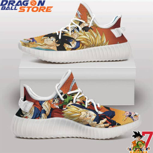 Yeezy Shoes Super Saiyan Goku Vegeta And Gohan With Buu