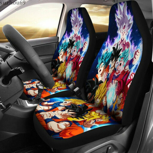 All Goku Super Saiyan Form Car Seat Cover