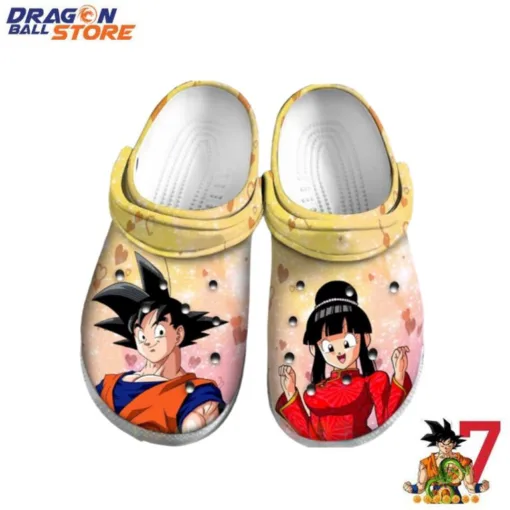 Anime Dragon Ball Son Goku And Chichi Crocs Clog