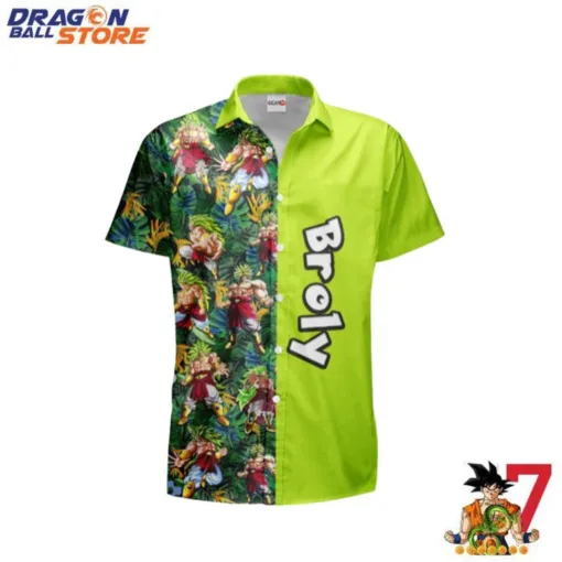 Broly Green Color Hawaiian Shirt