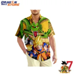 Dragon Ball Goku Saiyan Shenlong Hawaiian Shirt