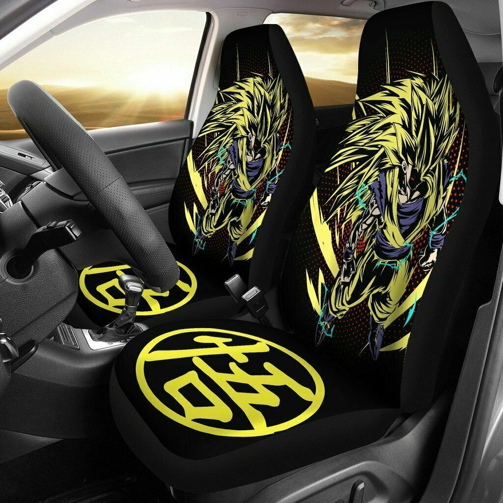 Dragon Ball Super Saiyan Car Seat Covers