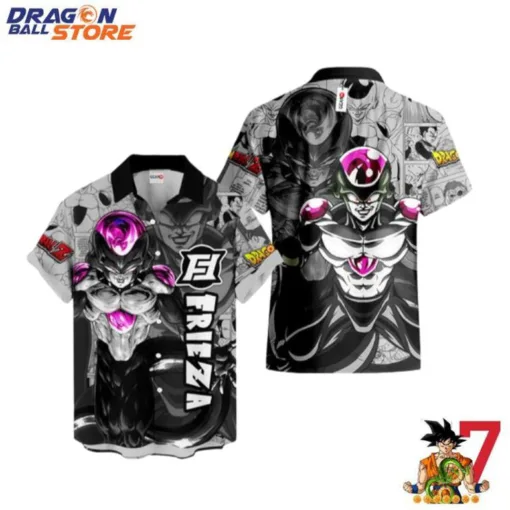 Dragon Ball Z Black Frieza Hawaiian Shirt