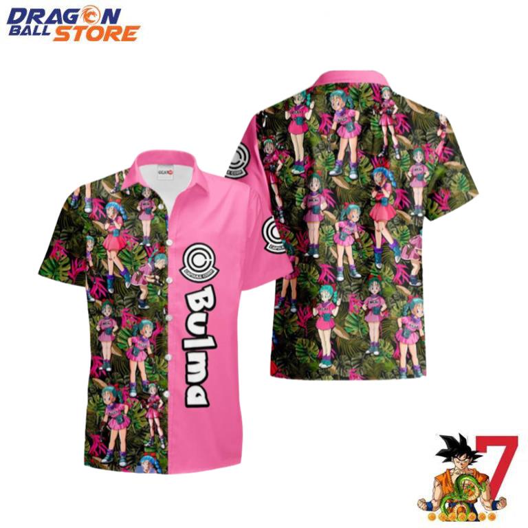 Dragon Ball Z Bulma Hawaiian Shirt
