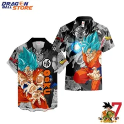 Super Saiyan Goku Hawaiian Shirt