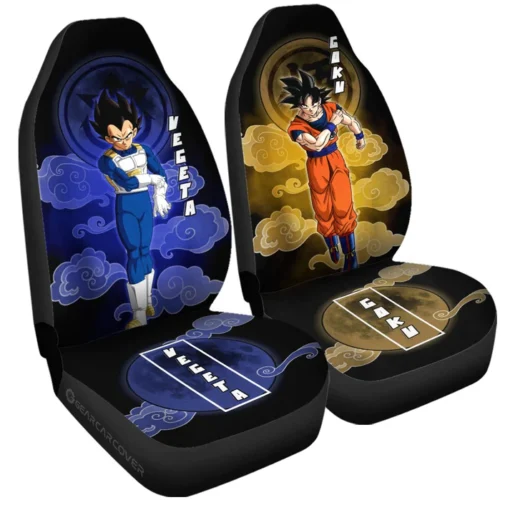 Vegeta And Goku Car Seat Covers